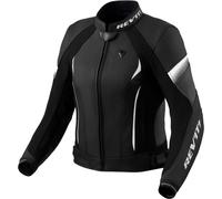 Giacca da donna Revit Xena 4 in pelle bianca e nera 44