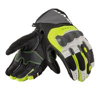 Revit Blaze Guanti da moto, nero-grigio-giallo, taglia 2XL per maschi