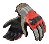 Revit Lewisville Guanti da moto, rosso-beige, taglia 3XL per maschi