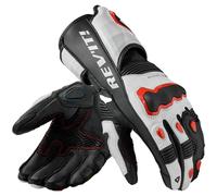 Revit Quantum 3 Guanti da moto, nero-bianco-rosso, taglia XL per maschi