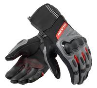 Revit Sand 5 H2O Guanti da moto impermeabili, nero-grigio-rosso, taglia 3XL per maschi