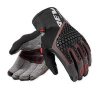 REV'IT! Revit Mangrove 2 Guanti da motocicletta, grigio/rosso, L