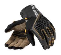 REV'IT! Revit Mangrove 2 Guanti da motocicletta, nero/giallo, XL
