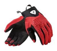 REV'IT! Revit Massif Guanti da moto, nero/rosso, L