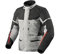 REV'IT! Revit Outback 4 H2O Giacca Tessile Moto (Silver/Black,L)