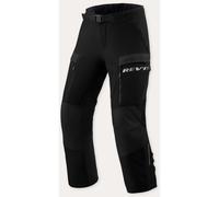Revit Offtrack 3 H2O Pantaloni tessili impermeabili per motociclette, nero, Taglia M corto