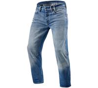 Rev'it Jeans Uomo Revit Salt Tf Blu Medio Slavato L34 Standard W28