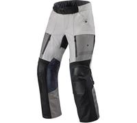 Revit Sand 5 H2O impermeabile Moto Tessile Pantaloni, nero-argento, taglia 4XL per maschi