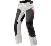 Revit Tornado 4 H2O impermeabile Pantaloni tessili da moto da donna, nero-argento, taglia 44 per donne