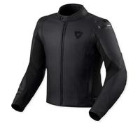 REV'IT! Quadratic Giacca combinata in pelle unisex nero, taglia 50