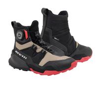 Revit Undercut H2O Scarpe da moto impermeabili, nero-beige, taglia 47 per maschi