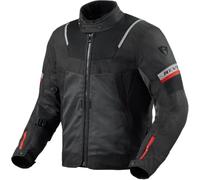 Revit Tornado 4 H2O impermeabile Moto Tessile Giacca, nero/grigio, Taglia XL
