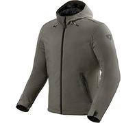 REV'IT! Revit Traffic H2O Giacca tessile moto, verde scuro, 2XL