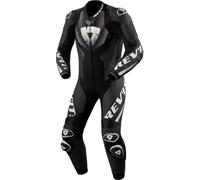 REV'IT! Tuta da moto Hyperspeed 3 One-Piece in pelle traforata Nero/Bianco Taglia 52 Uomo