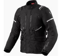 REV'IT! Revit Vertical GTX Giacca tessile moto, nero/argento, 2XL