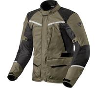 REV'IT! Revit Voltiac 3 H2O Giacca tessile moto, verde/grigio, M