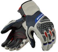 Revit Sand 5, guanti 3XL male Grigio Chiaro/Blu/Red