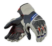 Revit Sand 5 Guanti da moto, argento/rosso, M