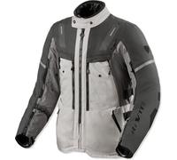 Revit Sand 5 H2O Giacca tessile da moto, argento/antracite, Taglia XL