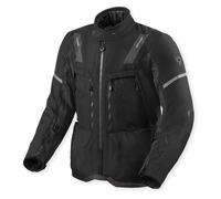 Revit Sand 5 H2O Giacca tessile da moto, nero/grigio, L