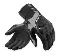Revit Sand 5 H2O Guanti da moto impermeabili, nero/grigio, M