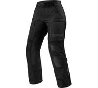 Revit Sand 5 H2O impermeabile Ladies Moto Tessile Pantaloni, nero, taglia 38 per donne