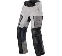 Revit Sand 5 H2O impermeabile Moto Tessile Pantaloni, nero-argento, taglia M per maschi