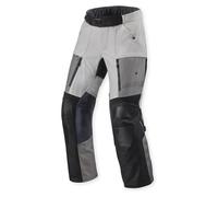 Revit Sand 5 H2O impermeabile Moto Tessile Pantaloni, argento/nero, XL