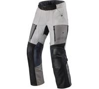 Revit Sand 5 H2O impermeabile Moto Tessile Pantaloni, nero-argento, taglia L per maschi