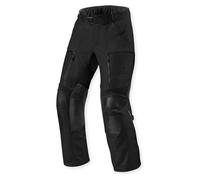 Revit Sand 5 H2O impermeabile Moto Tessile Pantaloni, nero, taglia L per maschi