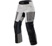 Revit Sand 5 H2O impermeabile Ladies Moto Tessile Pantaloni, nero-argento, taglia 40 per donne