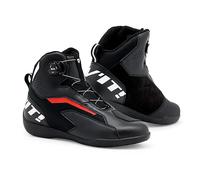 Revit Jetspeed Pro Scarpe da moto, nero/rosso/bianco, Taglia 42