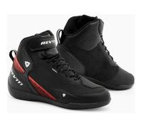 Revit G-Force 2 H2O Neon Scarpe da moto impermeabili, nero-rosso, taglia 44 per maschi