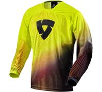 Revit Seeker, maglia XL male Giallo Fluo/Rosso Scuro
