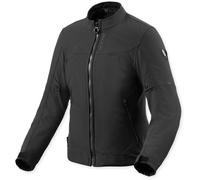 Revit Shade 2 H2O impermeabile Giacca tessile moto da donna, nero, taglia 40 per donne