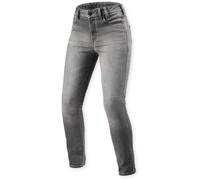 Rev'it Jeans Donna Revit Shelby 3 Ladies SK Grigio Medio Used L30 Accorciato W28