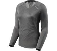 Rev'it Maglia Shirt Revit Sky Ls Ladies Grigio Scuro M