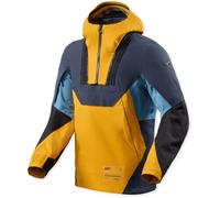 Revit Smock Blackwater 3 H2O giacca a vento impermeabile per moto, giallo/blu, Taglia L