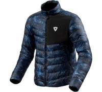 Revit Solar 3 Giacca tessile a strato intermedio, blu, taglia L per maschi