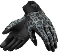 Revit Spectrum Leopard, guanti donna L female Nero/Grigio/Marrone