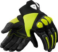Revit Speedart Air, guanti 3XL male Nero/Giallo Fluo