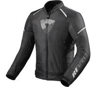 Revit Sprint H20 Giacca tessile moto, Bianco/nero, Taglia XXL
