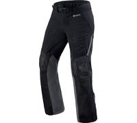 Revit Stratum GTX pantaloni tessili moto impermeabili, nero-grigio, taglia 2XL per maschi