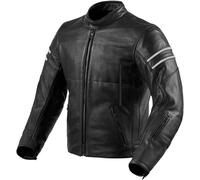 Revit Stride Giacca in pelle per moto, nero, Taglia 56