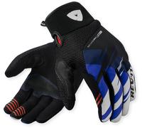 Revit Surge Guanti da moto, nero-blu, taglia 3XL per maschi