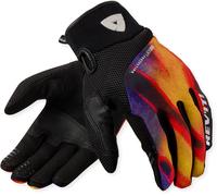 Revit Surge, guanti L male Nero/Arancione/Lilla