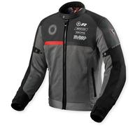 REVIT Giacca estiva tessuto pelle Swiftblade Nero Rosso