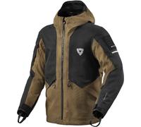 Revit Tectonic H2O impermeabile Giacca tessile moto, nero/marrone, Taglia L