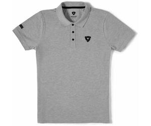 Revit Throwback, polo S male Grigio