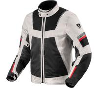 Revit Tornado 4 H2O impermeabile Moto Tessile Giacca, nero-argento, taglia M per maschi